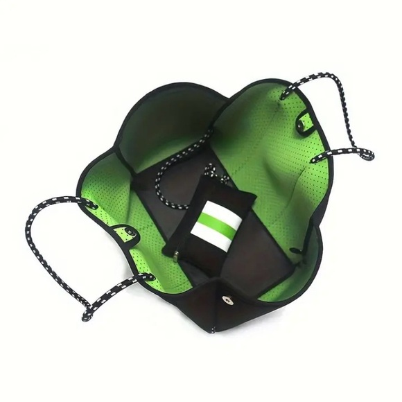 ⛔️ SOLD ⛔️ Neoprene Tote Bag w/Small Zipper Purse - Picture 8 of 13